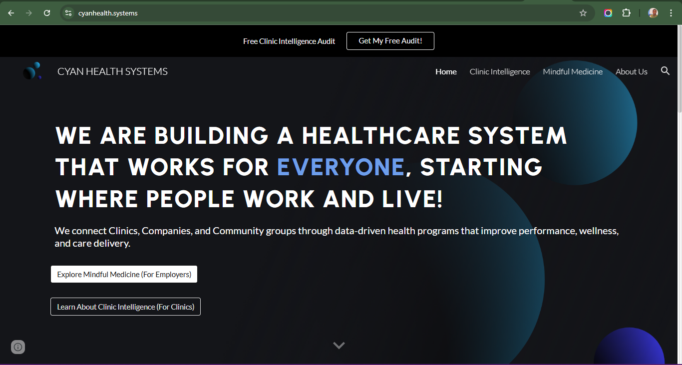 Cyan Health Systems