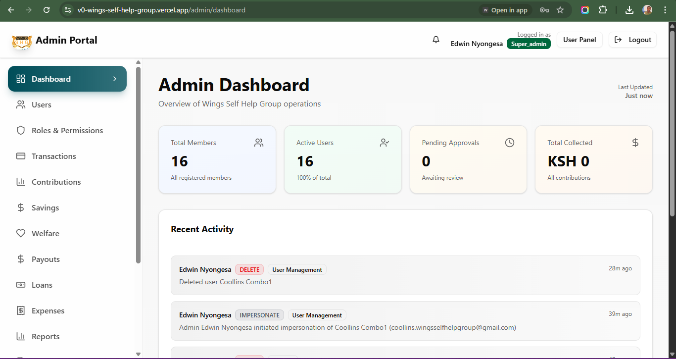 WINGS Self-Help Group