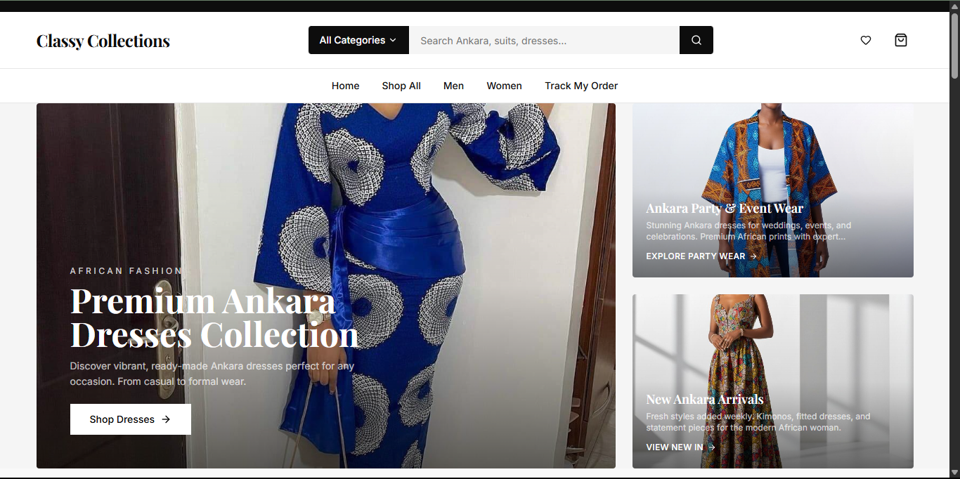 Classy Collections | Premium Ready-Made Ankara Wear in Nairobi
